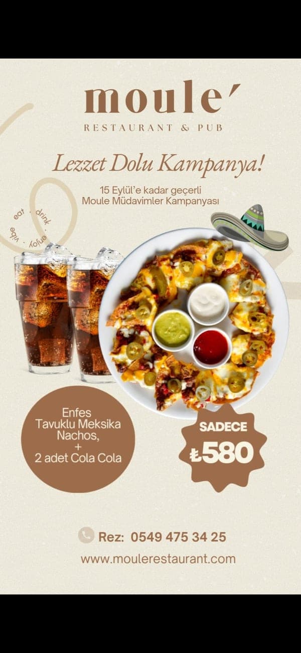 COLA & TAVUKLU NACHOS