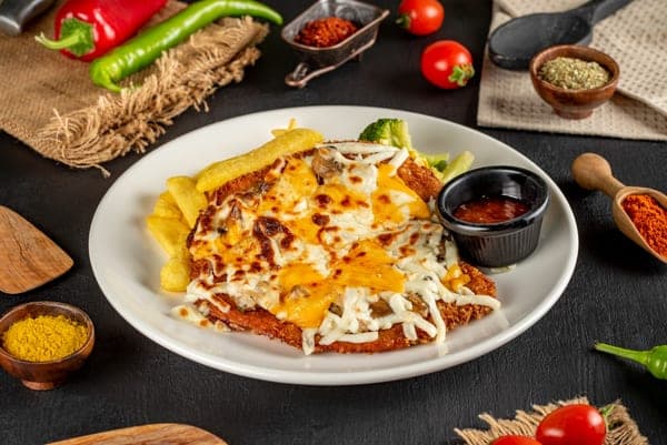 Trüf Mantar Soslu Tavuk Schnitzel