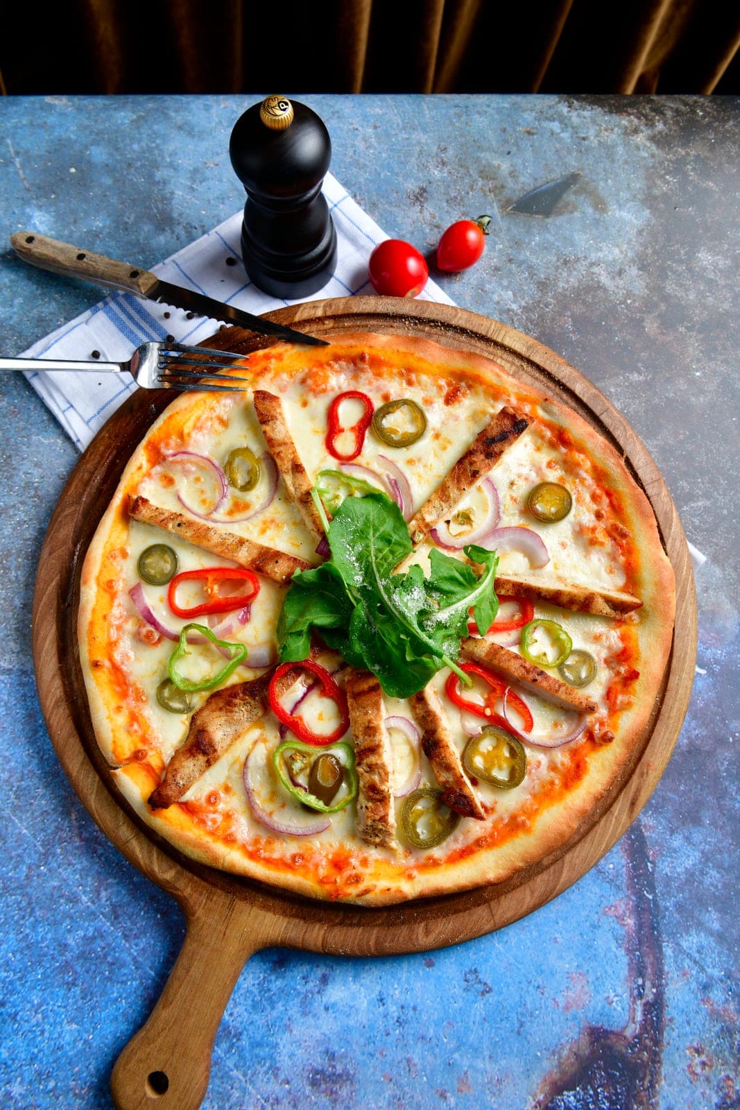Tavuk Fajita Pizza